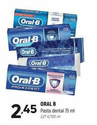 Coviran Oral B Pasta Dental oferta
