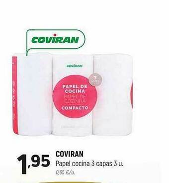 Coviran Coviran Papel Cocina 3 Capas oferta