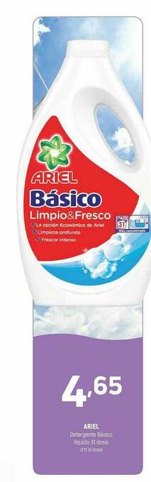 Coviran Ariel Detergente Básico oferta