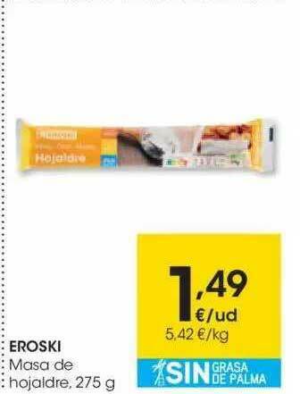 Eroski Eroski Masa De Hojaldre oferta