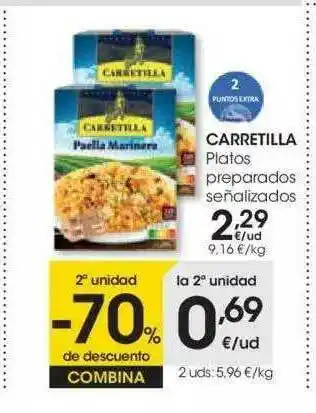 Eroski 2a Unidad -70% De Descuento Carretilla Platos Preparados oferta