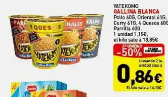 Hiperber 2a Unidad -50% Yatekomo Gallina Blanca oferta