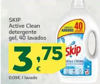 HiperDino Skip Active Clean Detergente Gel oferta