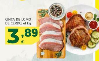 HiperDino Cinta De Lomo De Cerdo oferta