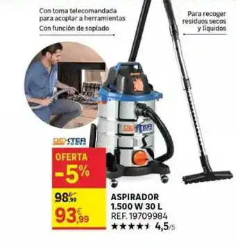 Leroy Merlin Aspirador 1.500 W 30 L oferta