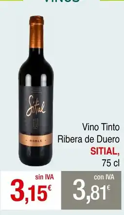 mycash profesional SITIAL Vino Tinto Ribera de Duero oferta