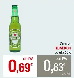 mycash profesional HEINEKEN Cerveza oferta