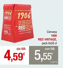mycash profesional RED VINTAGE 1906 Cerveza oferta