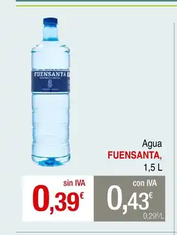 mycash profesional FUENSANTA Agua oferta