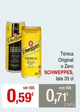 mycash profesional SCHWEPPES Tónica Original o Zero oferta