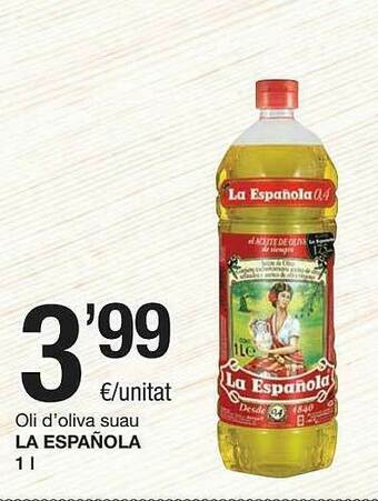 SPAR Fragadis Oli D'oliva Suau La Española oferta