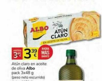 Supermercados Charter Atun Claro En Aceite De Oliva Albo oferta