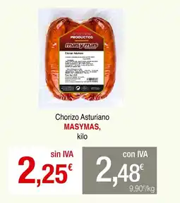 mycash profesional MASYMAS Chorizo Asturiano oferta