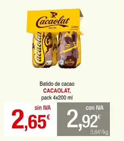 mycash profesional CACAOLAT Batido de cacao oferta