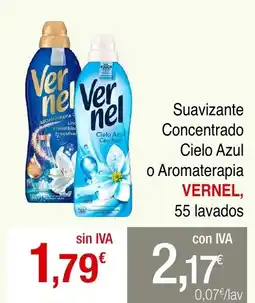 mycash profesional VERNEL Suavizante Concentrado o Aromaterapia oferta