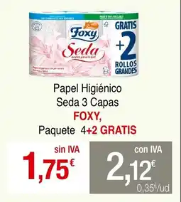 mycash profesional FOXY Papel Higiénico Seda 3 Capas oferta