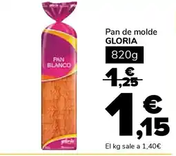 Supeco GLORIA Pan de molde oferta