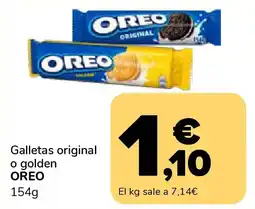 Supeco OREO Galletas original o golden oferta