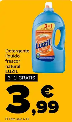 Supeco LUZIL Detergente líquido frescor natural oferta