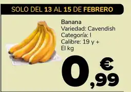 Supeco Banana oferta