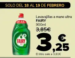 Supeco FAIRY Lavavajillas a mano ultra oferta