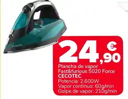 Supeco CECOTEC Plancha de vapor Fast&furious 5020 Force oferta