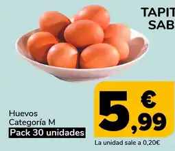 Supeco Huevos Categoría M oferta