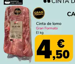 Supeco Cinta de lomo Gran Formato oferta