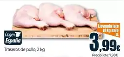 Unide Market Traseros de pollo, 2 kg oferta