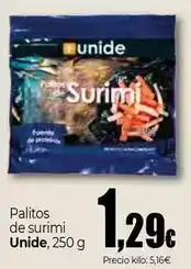 Unide Market Unide - palitos de surimi, 250 g oferta