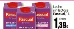 Unide Market Pascual - leche sin lactosa, 1l entera oferta
