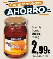 Unide Market Unide - miel de flores, 500 g oferta
