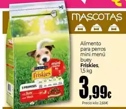 Unide Market Purina - friskies alimento para perros mini menú buey, 1,5 kg oferta