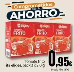 Unide Market Ifa eliges - tomate frito, pack 3 x 210 g oferta