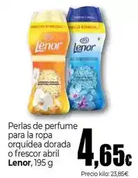 Unide Market Lenor - perlas de perfume para la ropa orquídea dorada o frescor abril, 195 g oferta