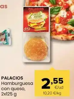 Autoservicios Familia Palacios - hamburguesa con queso oferta