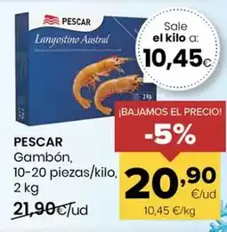 Autoservicios Familia Pescar - gambon oferta