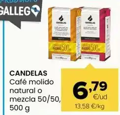 Autoservicios Familia Candelas - café molido natural o mezcla oferta