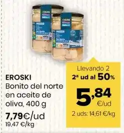 Autoservicios Familia Eroski - bonito del norte en aceite de oliva oferta