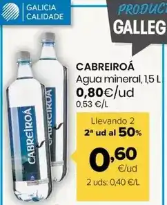 Autoservicios Familia Cabreiroa - agua mineral oferta