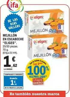 E.Leclerc Eliges - mejillon en escabeche oferta