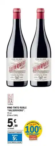 E.Leclerc Valderivero - vino tinto roble oferta