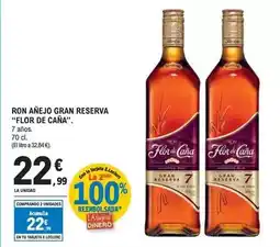 E.Leclerc Flor de caña - ron anejo gran reserva oferta