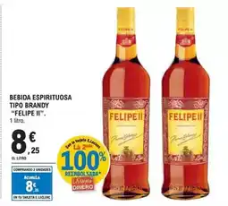 E.Leclerc Felipe ii - bebida espirituosa tipo brandy oferta