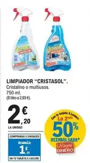 E.Leclerc Cristasol - limpiador oferta