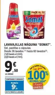 E.Leclerc Somat - lavavajillas maquina oferta