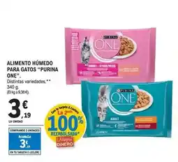 E.Leclerc Purina one - alimento humedo para gatos oferta