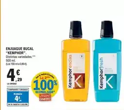 E.Leclerc Kemphor - enjuague bucal oferta