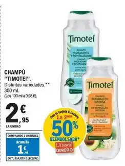 E.Leclerc Timotei - champú oferta