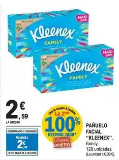 E.Leclerc Kleenex - pañuelos facial oferta